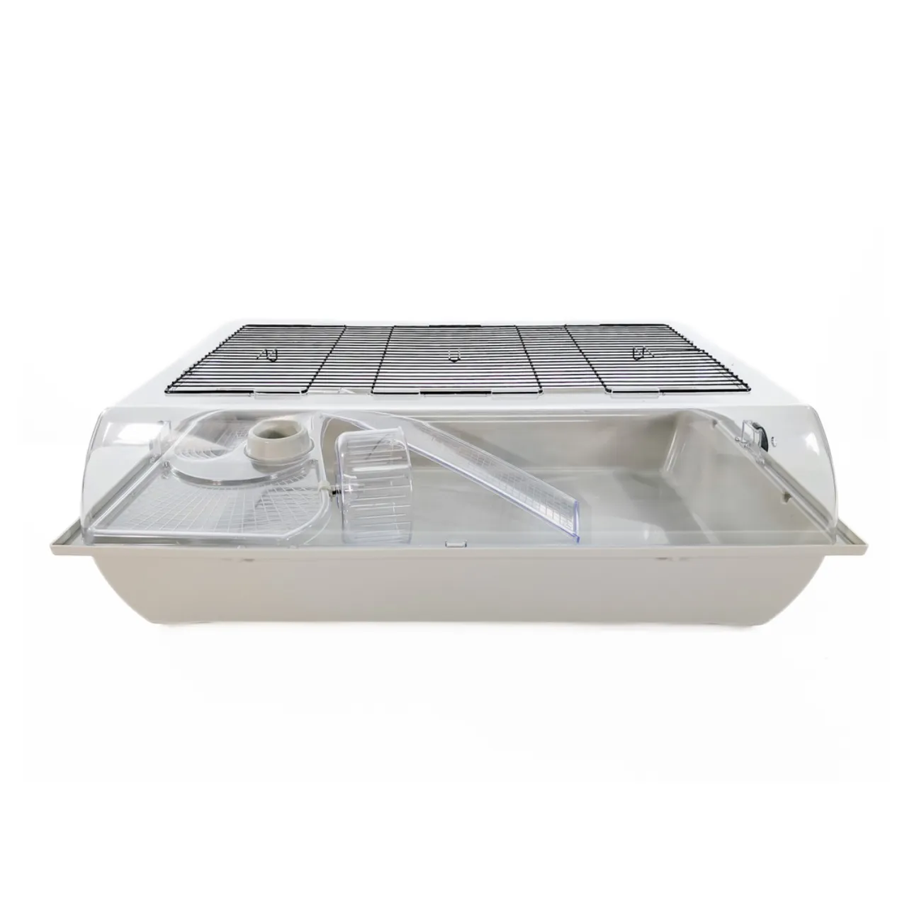 Big Alex hamsterbur Lysegrå 78 x 48 x 26,5 cm - rummeligt hjem til din hamster